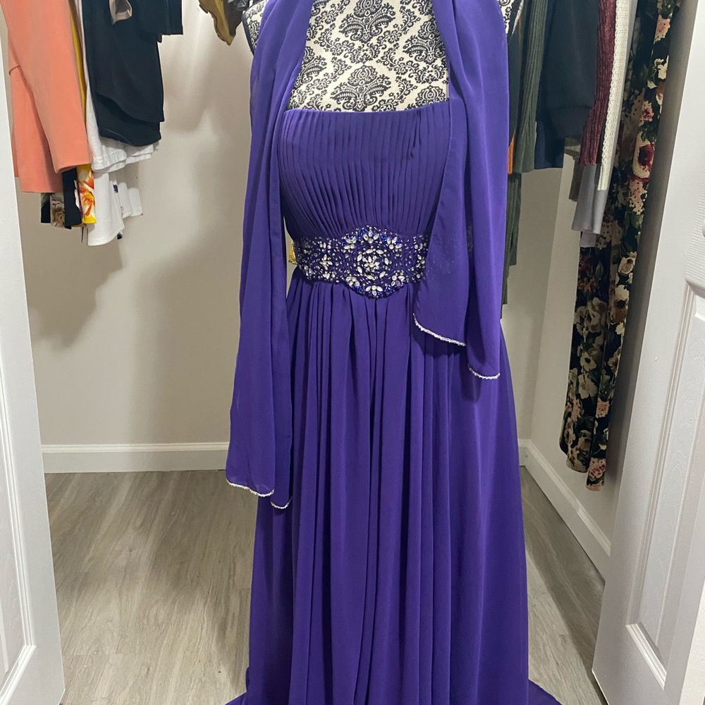 Purple dress